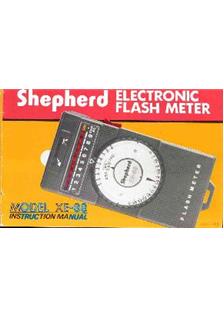 Shepherd XE 88 manual. Camera Instructions.